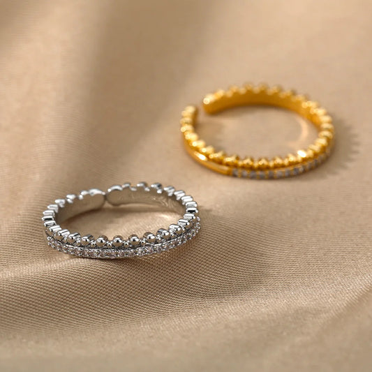 Gold, Silver Ring